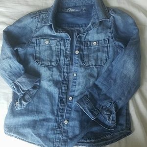 Babygap chambray / denim shirt